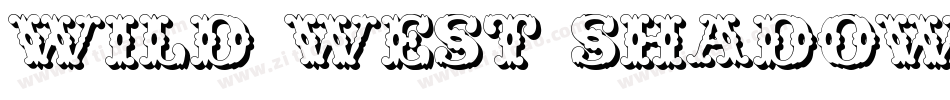 Wild West Shadow字体转换